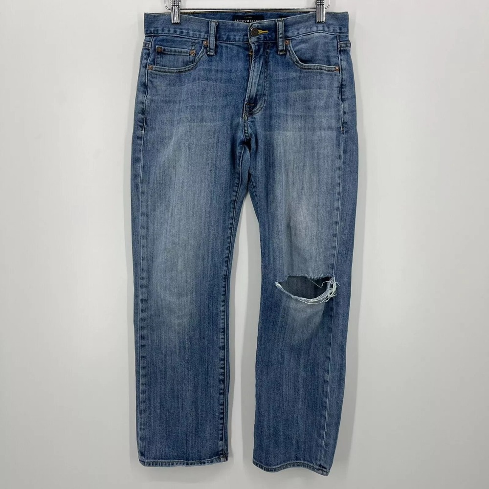 Lucky Brand Jeans Men's Size 30 Blue Medium Wash 361 Vintage Straight Leg Denim